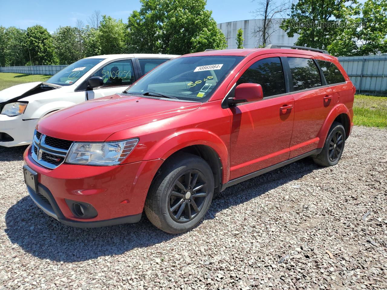 2016 Dodge Journey Sxt Burgundy vin: 3C4PDDBG9GT196473