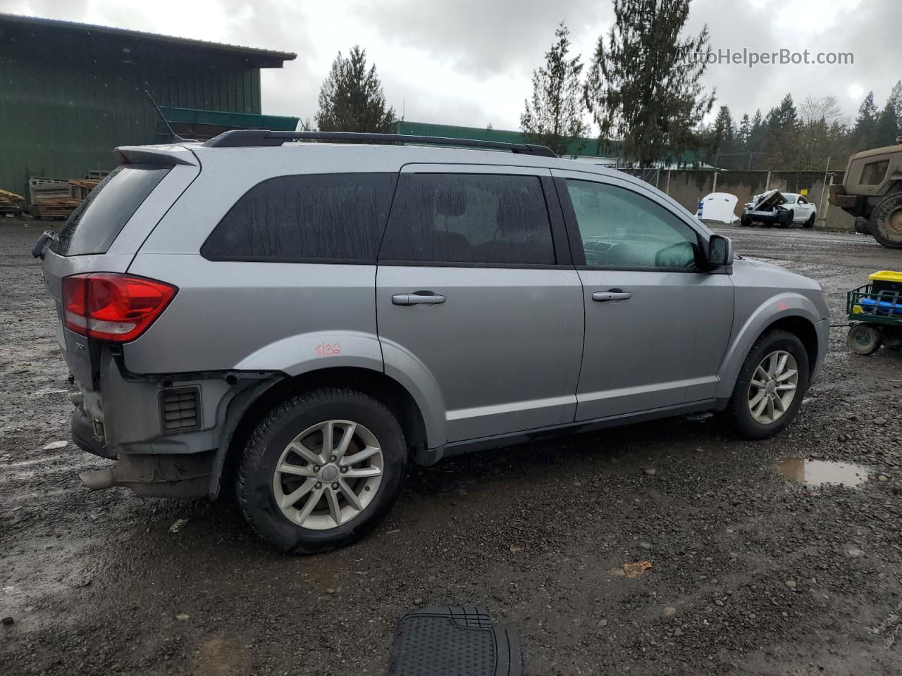 2017 Dodge Journey Sxt Silver vin: 3C4PDDBG9HT528722