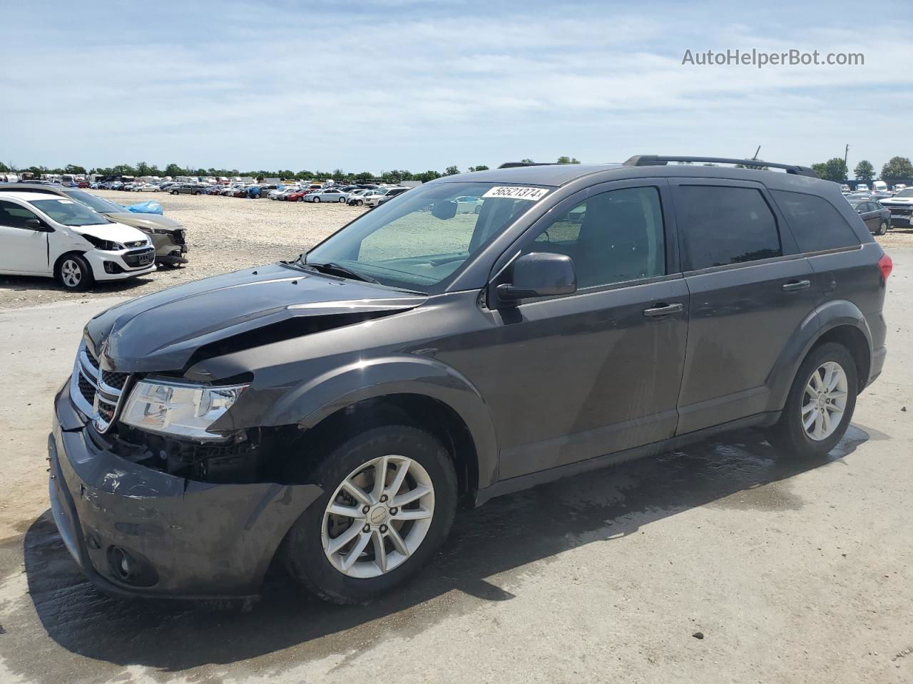 2017 Dodge Journey Sxt Gray vin: 3C4PDDBG9HT535220