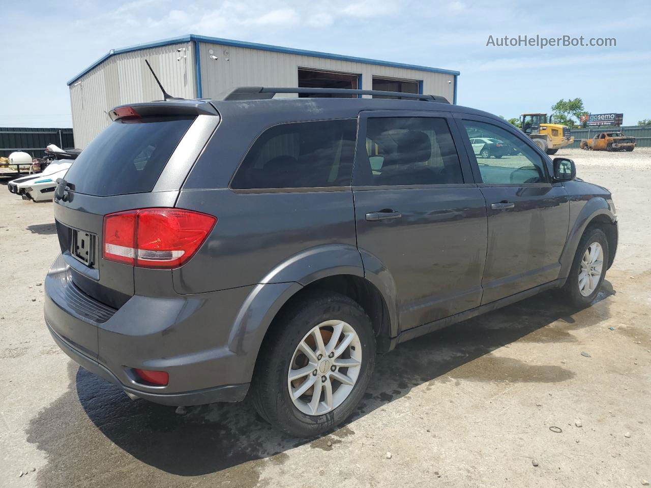 2017 Dodge Journey Sxt Gray vin: 3C4PDDBG9HT535220