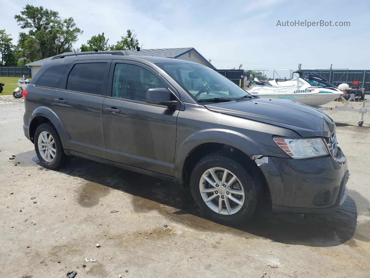 2017 Dodge Journey Sxt Gray vin: 3C4PDDBG9HT535220