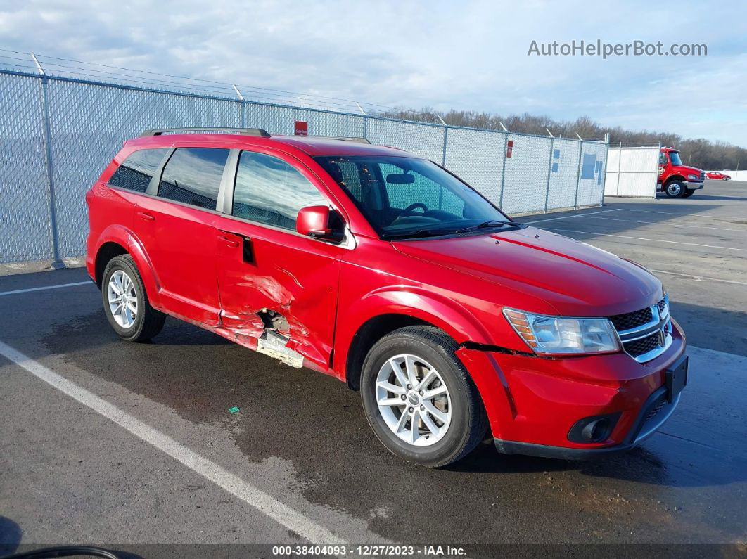 2016 Dodge Journey Sxt Красный vin: 3C4PDDBGXGT142647