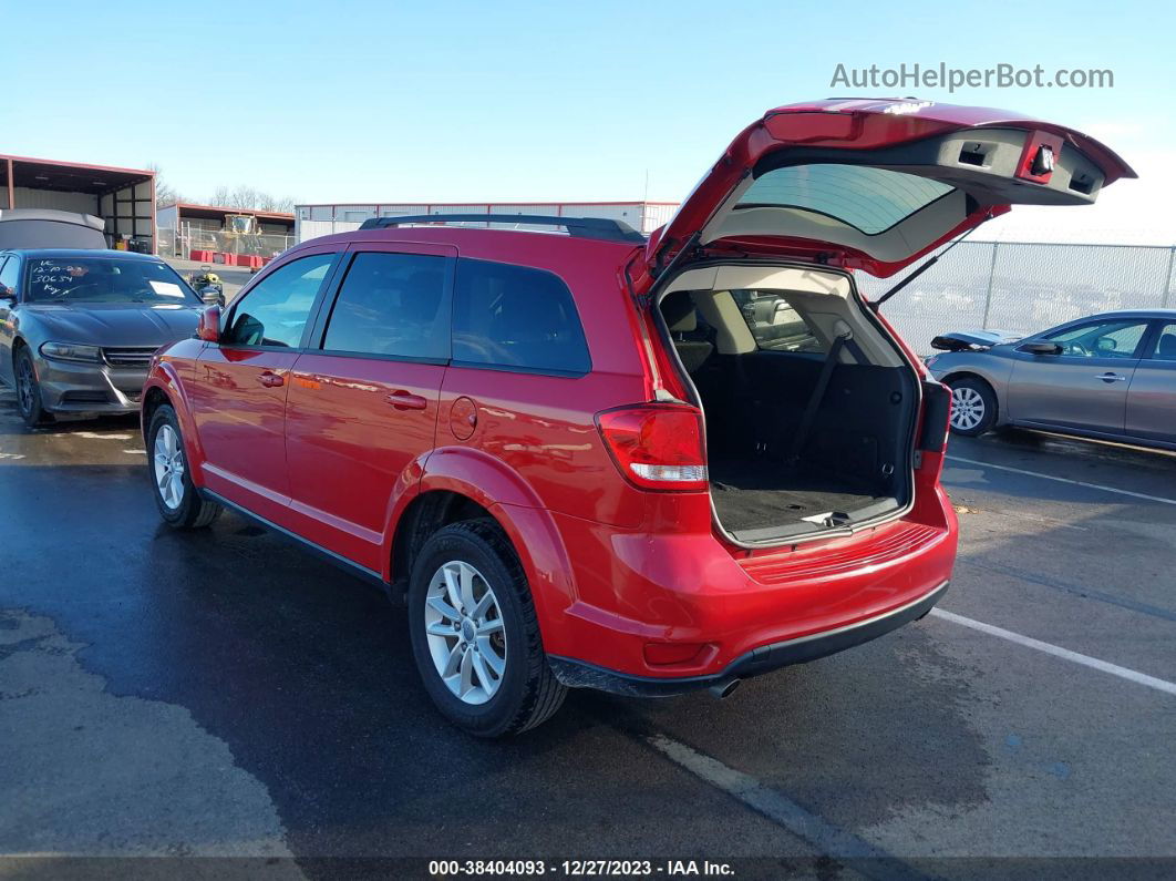 2016 Dodge Journey Sxt Red vin: 3C4PDDBGXGT142647