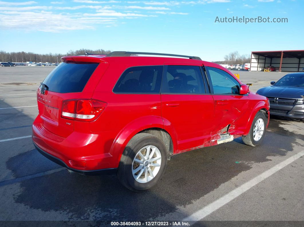 2016 Dodge Journey Sxt Red vin: 3C4PDDBGXGT142647