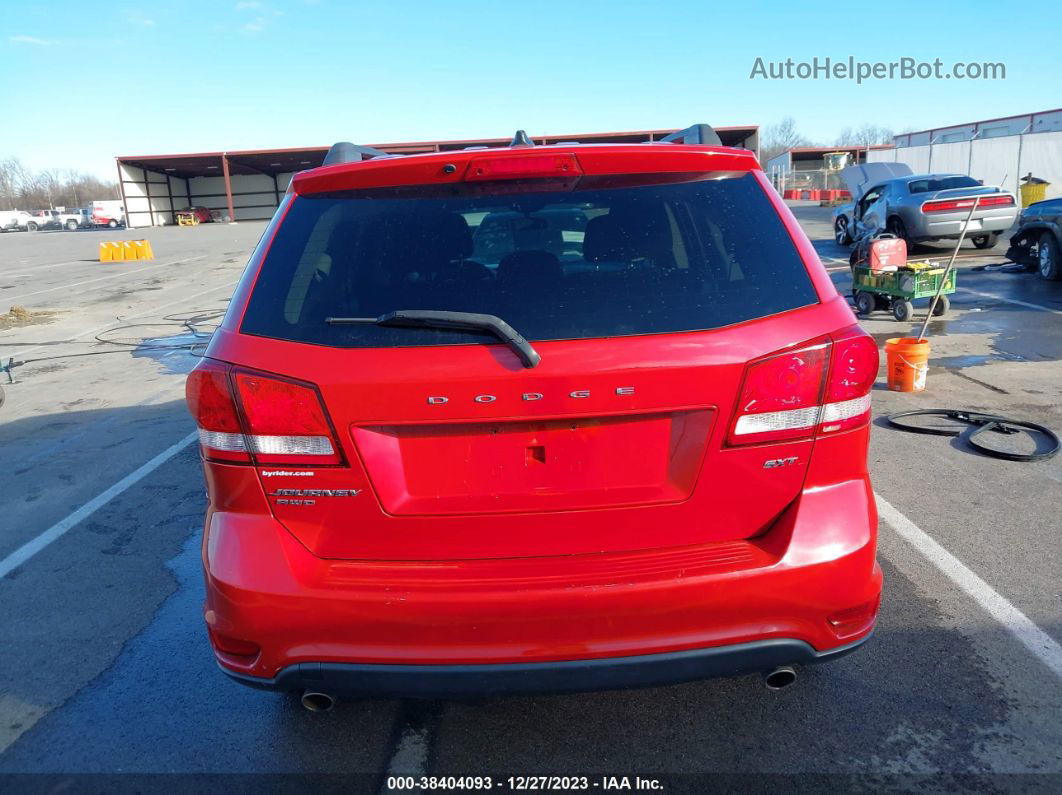 2016 Dodge Journey Sxt Красный vin: 3C4PDDBGXGT142647