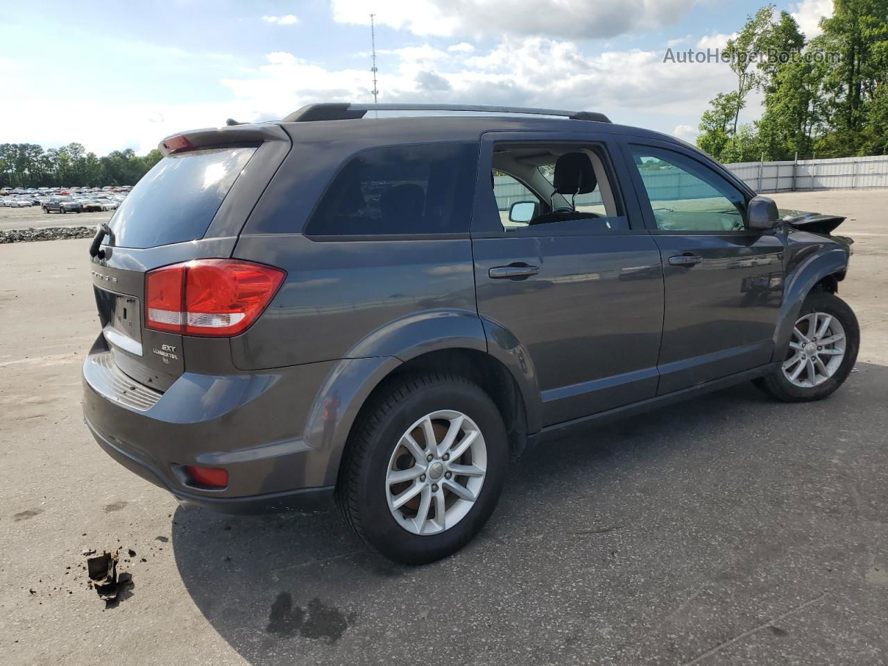 2017 Dodge Journey Sxt Gray vin: 3C4PDDBGXHT592204