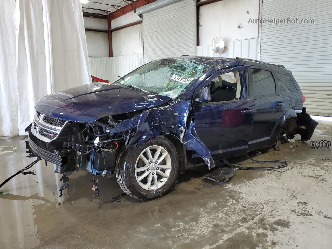 2017 Dodge Journey Sxt Blue vin: 3C4PDDBGXHT623435