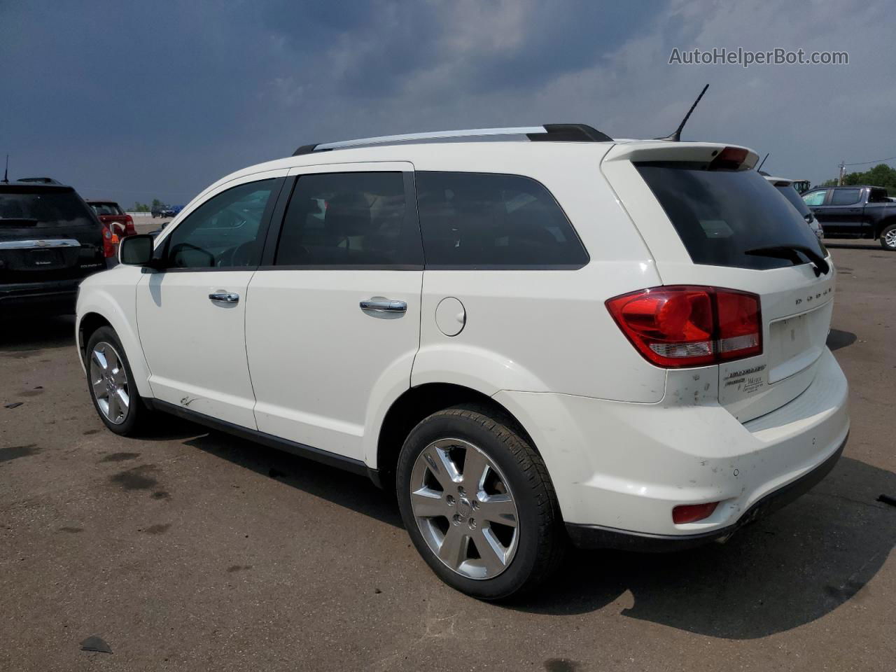 2014 Dodge Journey Limited White vin: 3C4PDDDG2ET257835