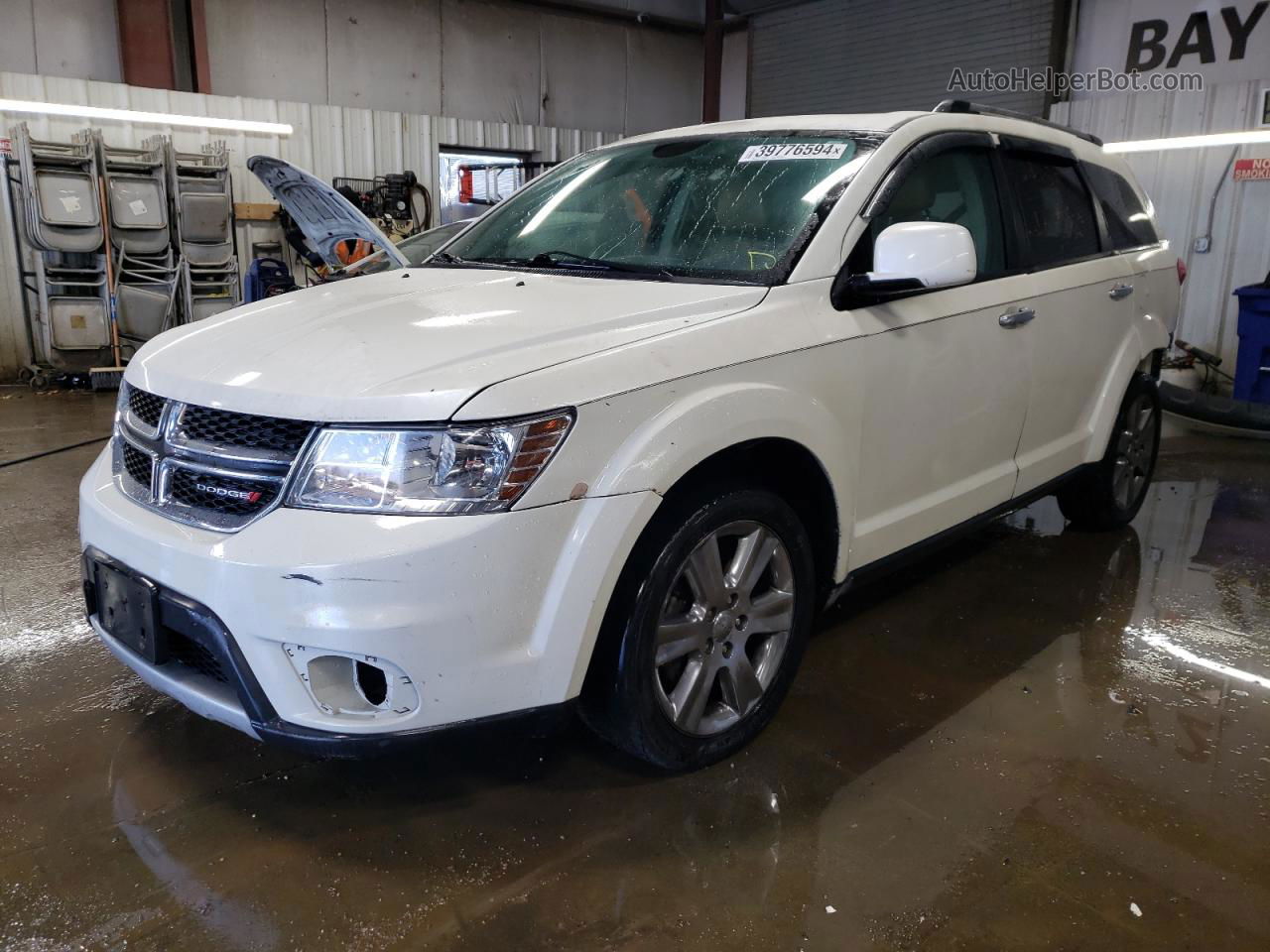 2014 Dodge Journey Limited White vin: 3C4PDDDG3ET121603