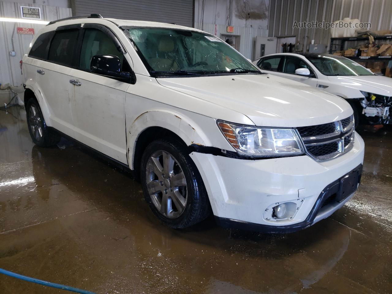 2014 Dodge Journey Limited White vin: 3C4PDDDG3ET121603