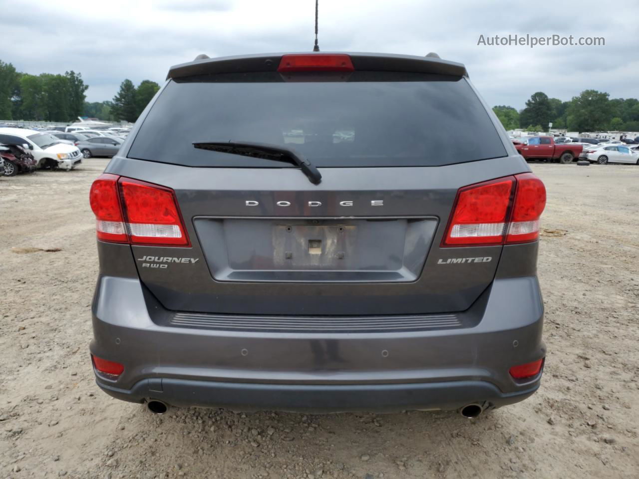 2014 Dodge Journey Limited Gray vin: 3C4PDDDG6ET262326