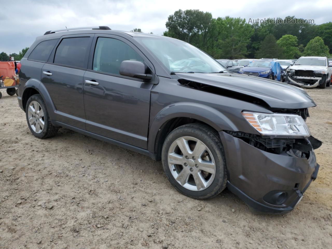 2014 Dodge Journey Limited Gray vin: 3C4PDDDG6ET262326