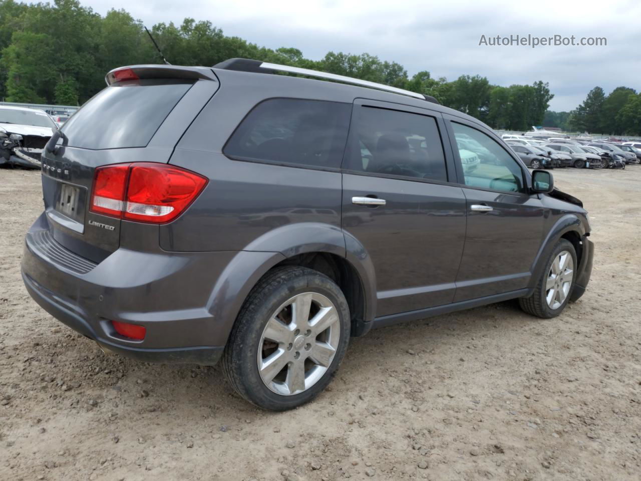 2014 Dodge Journey Limited Gray vin: 3C4PDDDG6ET262326