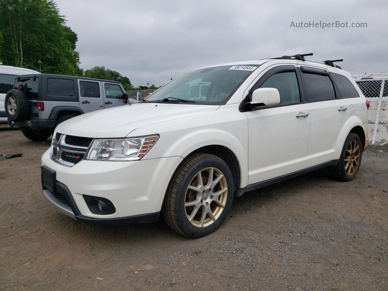 2015 Dodge Journey Limited Белый vin: 3C4PDDDG7FT518782