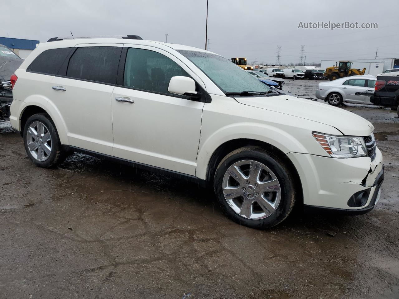 2015 Dodge Journey Limited White vin: 3C4PDDDG8FT541102