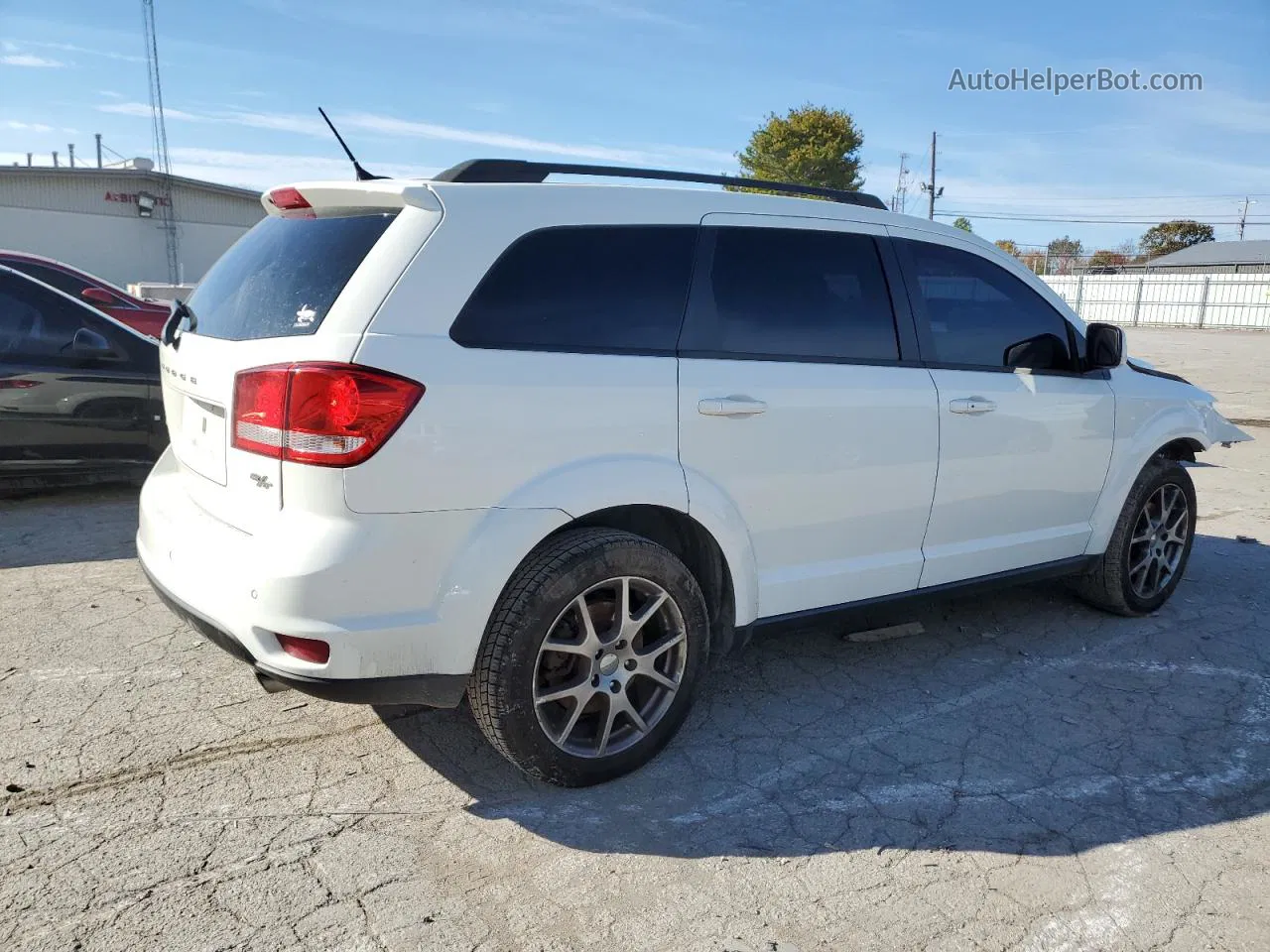 2016 Dodge Journey R/t White vin: 3C4PDDEG0GT160358