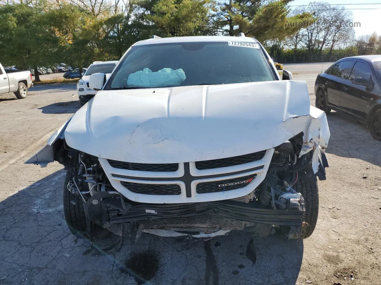 2016 Dodge Journey R/t White vin: 3C4PDDEG0GT160358