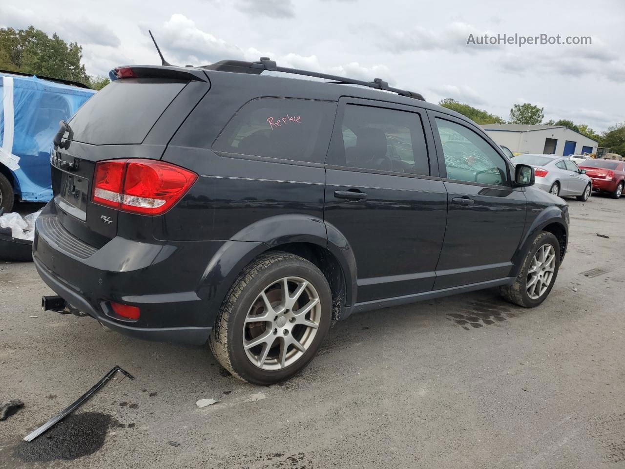 2014 Dodge Journey R/t Черный vin: 3C4PDDEG1ET141184