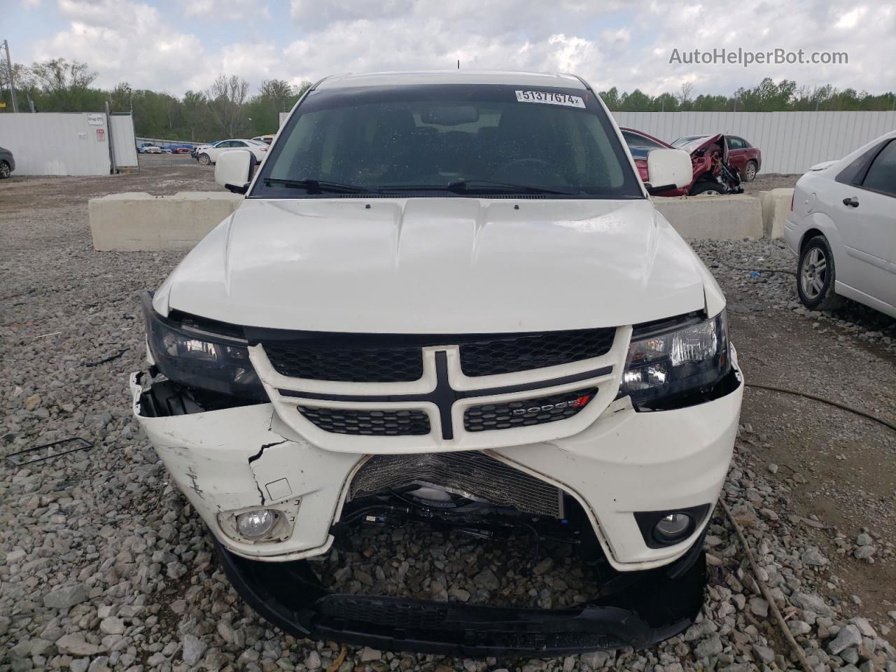 2017 Dodge Journey Gt White vin: 3C4PDDEG1HT505477