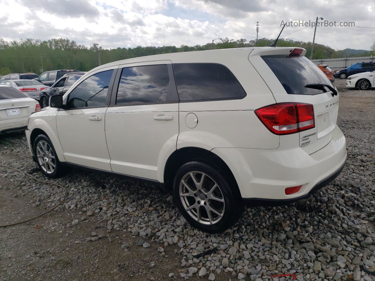 2017 Dodge Journey Gt White vin: 3C4PDDEG1HT505477