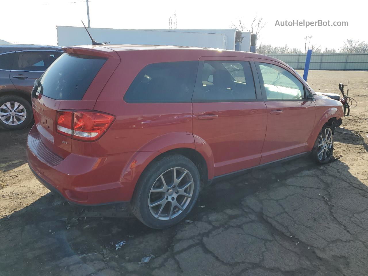 2017 Dodge Journey Gt Красный vin: 3C4PDDEG2HT593469