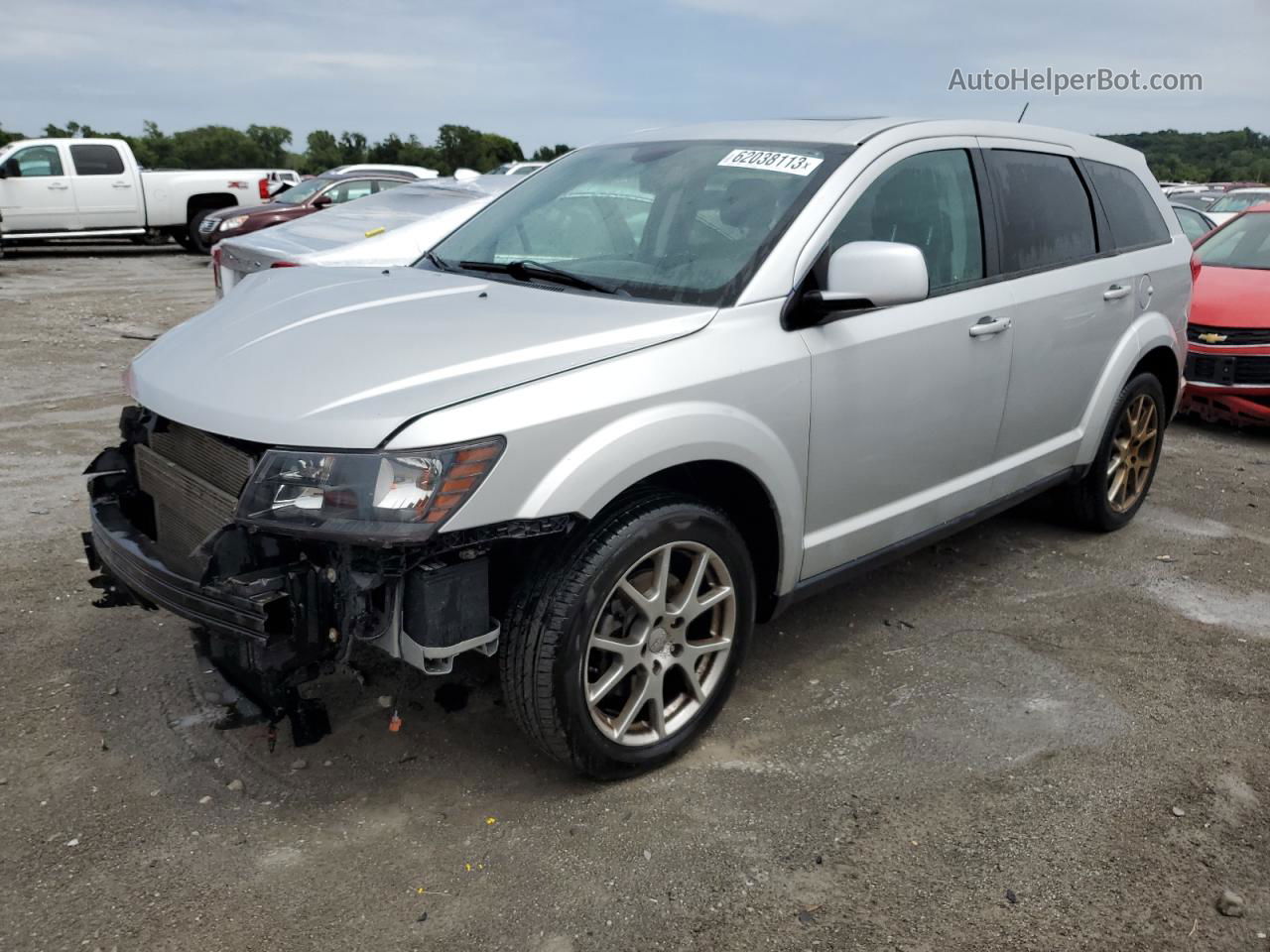 2014 Dodge Journey R/t Silver vin: 3C4PDDEG3ET312842