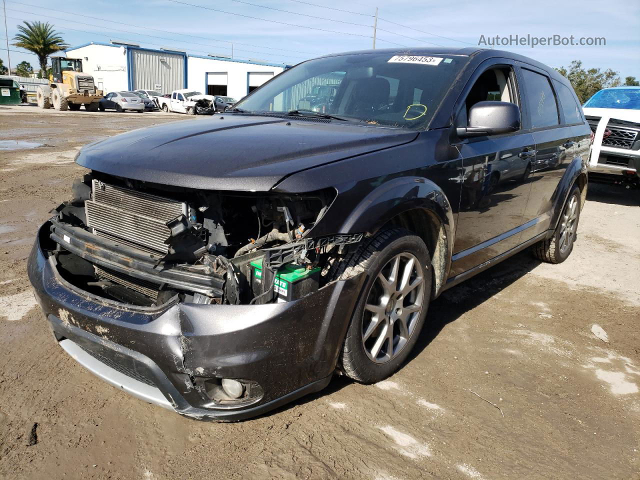 2016 Dodge Journey R/t Gray vin: 3C4PDDEG3GT151184