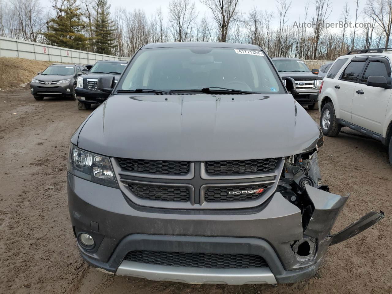 2017 Dodge Journey Gt Gray vin: 3C4PDDEG3HT587891