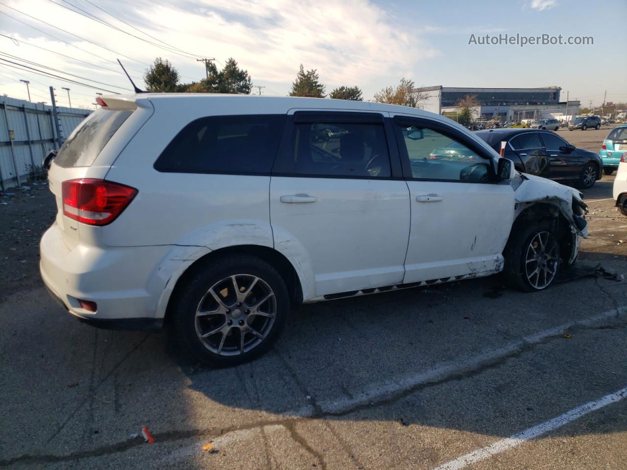 2017 Dodge Journey Gt White vin: 3C4PDDEG4HT570579