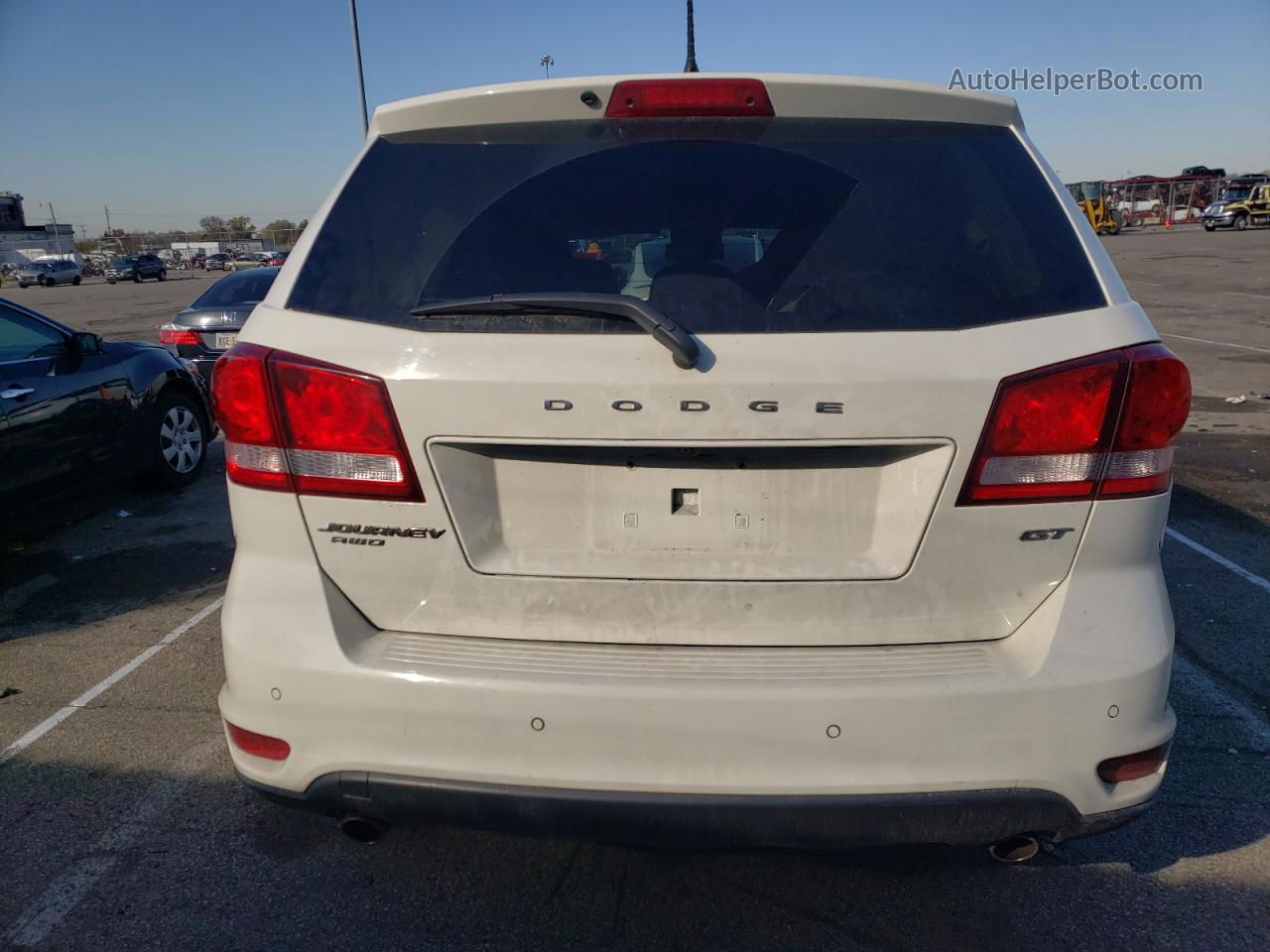 2017 Dodge Journey Gt White vin: 3C4PDDEG4HT570579