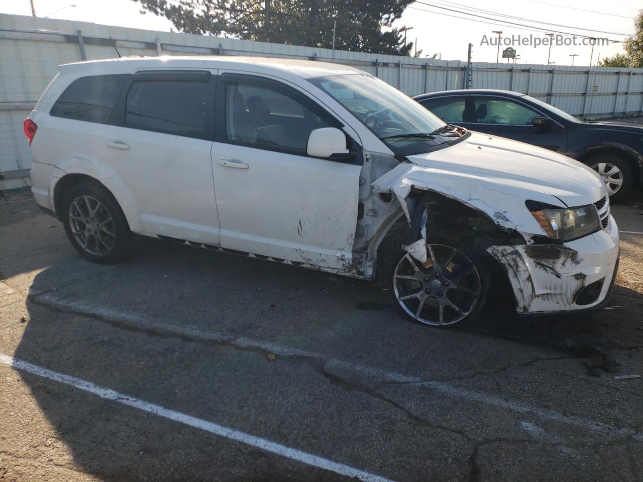 2017 Dodge Journey Gt White vin: 3C4PDDEG4HT570579