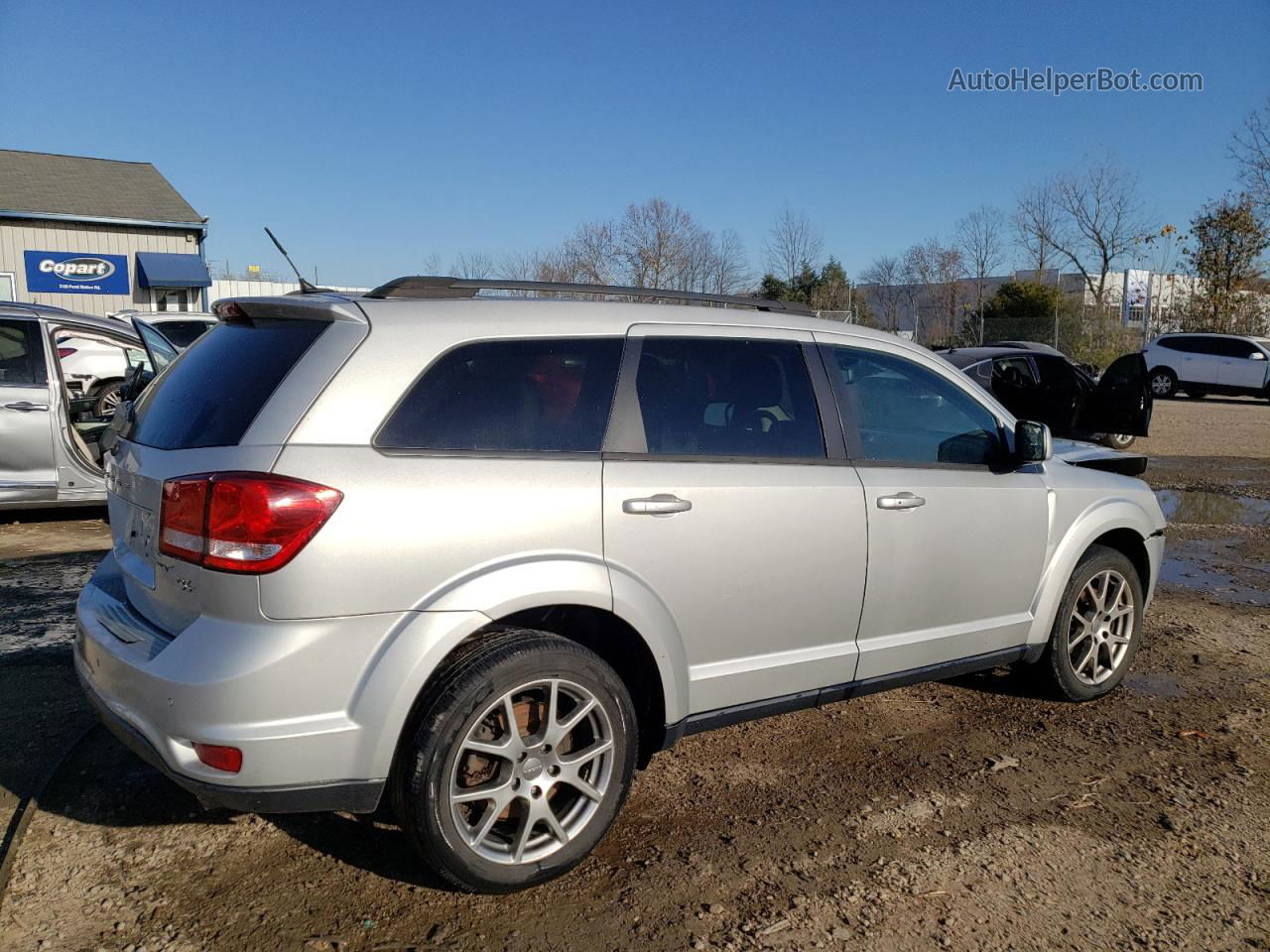 2014 Dodge Journey R/t Silver vin: 3C4PDDEG5ET124159