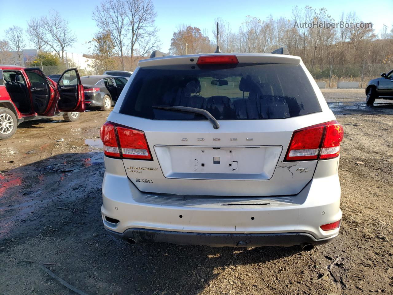 2014 Dodge Journey R/t Silver vin: 3C4PDDEG5ET124159