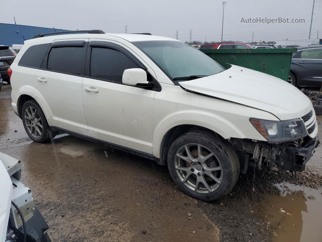 2015 Dodge Journey R/t White vin: 3C4PDDEG5FT569180