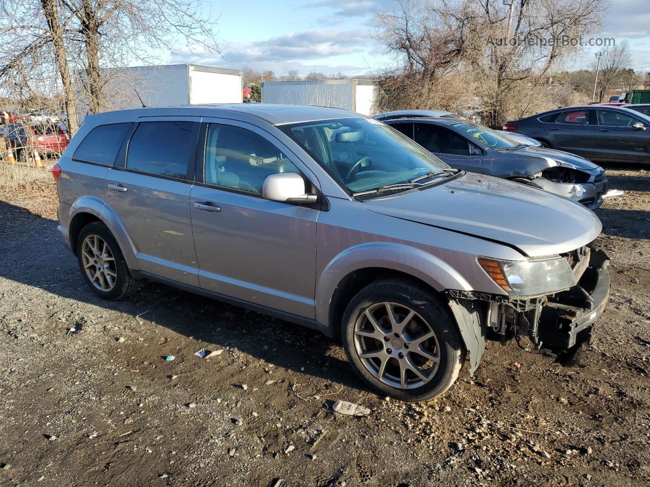 2015 Dodge Journey R/t Silver vin: 3C4PDDEG5FT580809