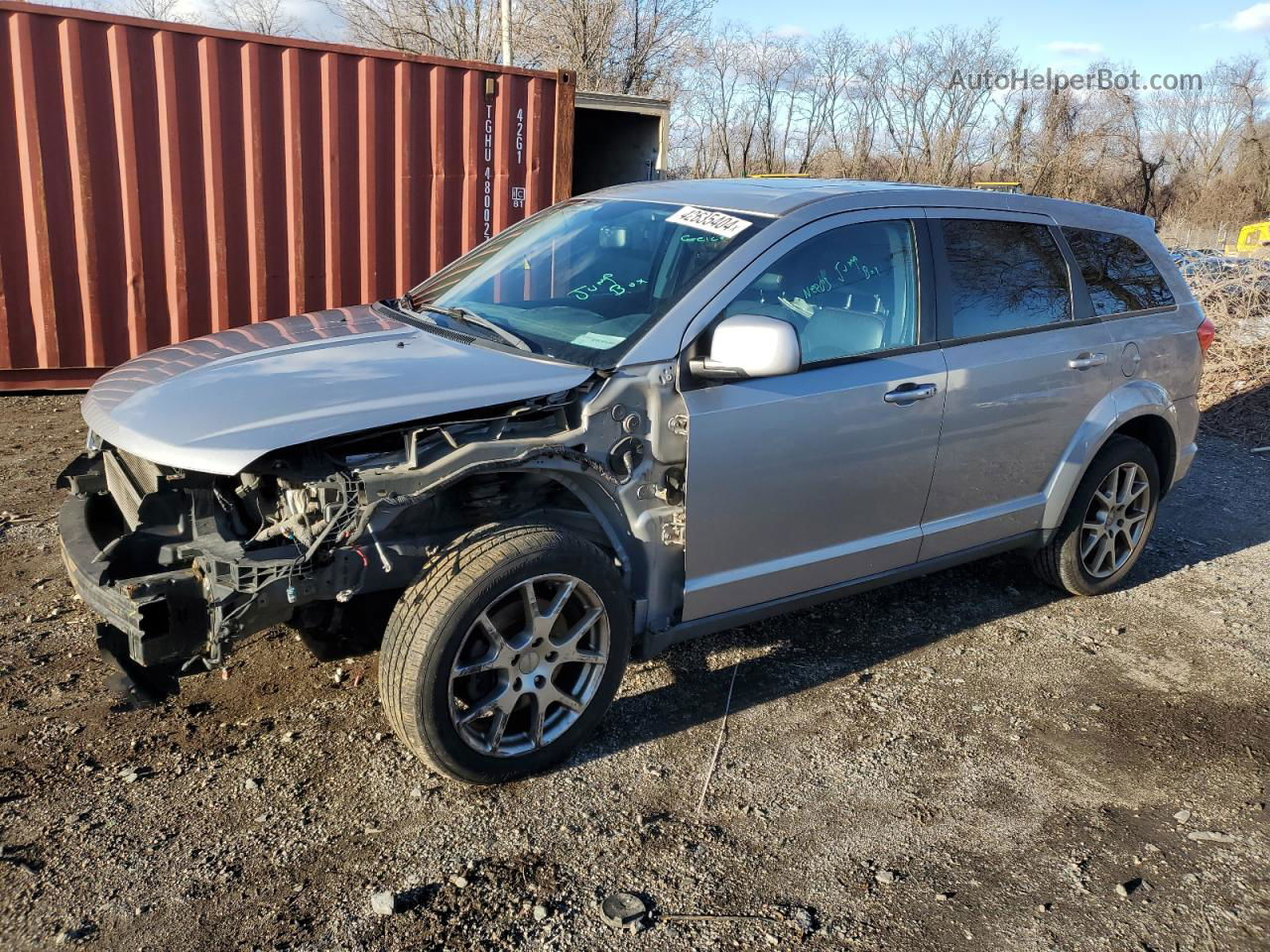 2015 Dodge Journey R/t Silver vin: 3C4PDDEG5FT580809