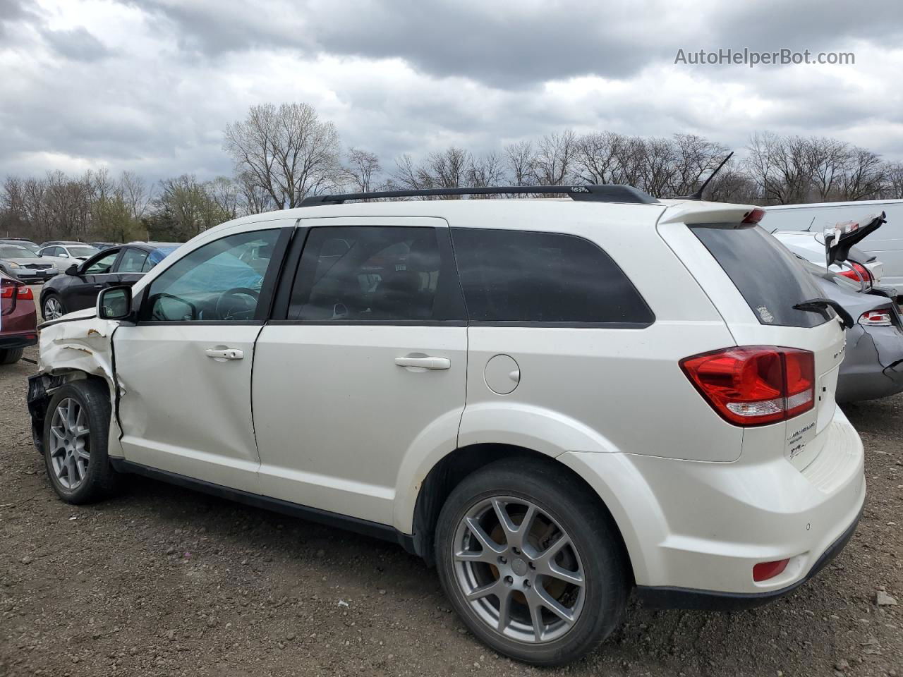 2015 Dodge Journey R/t White vin: 3C4PDDEG5FT601349