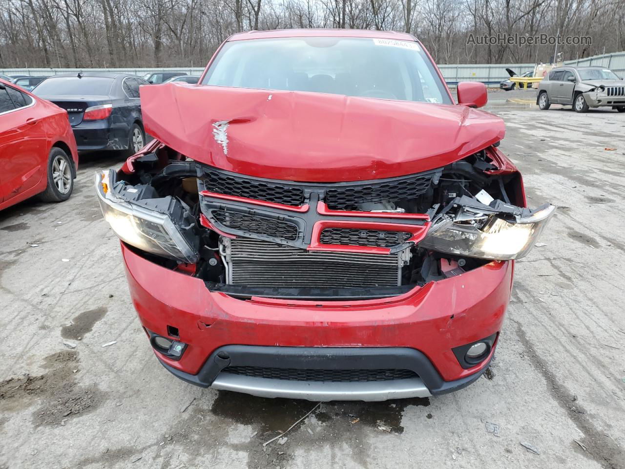 2016 Dodge Journey R/t Red vin: 3C4PDDEG5GT242909