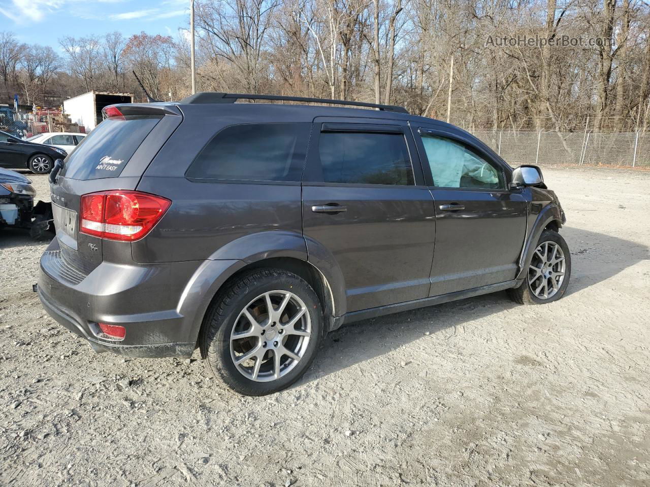 2016 Dodge Journey R/t Gray vin: 3C4PDDEG6GT244569