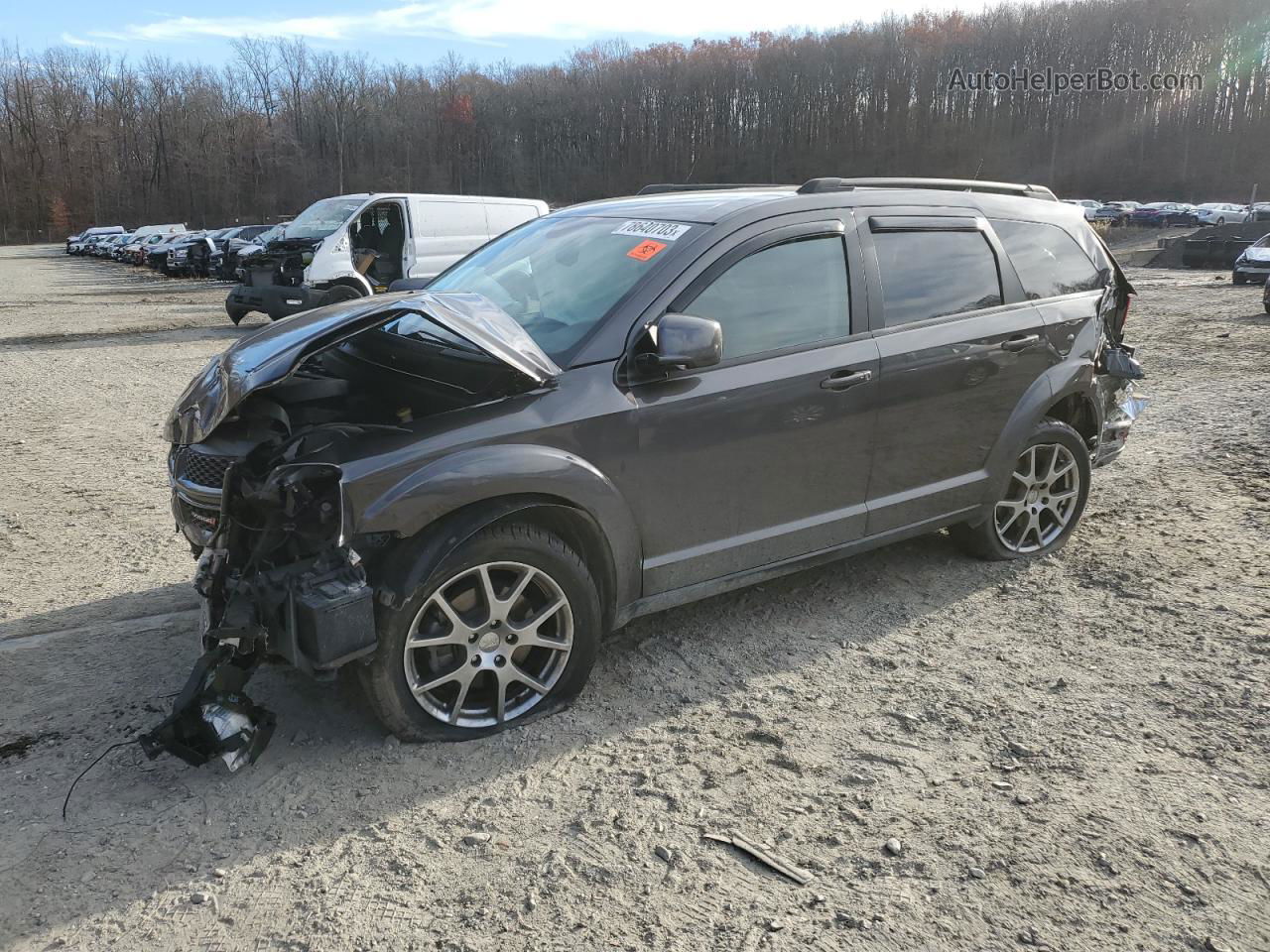 2016 Dodge Journey R/t Gray vin: 3C4PDDEG6GT244569