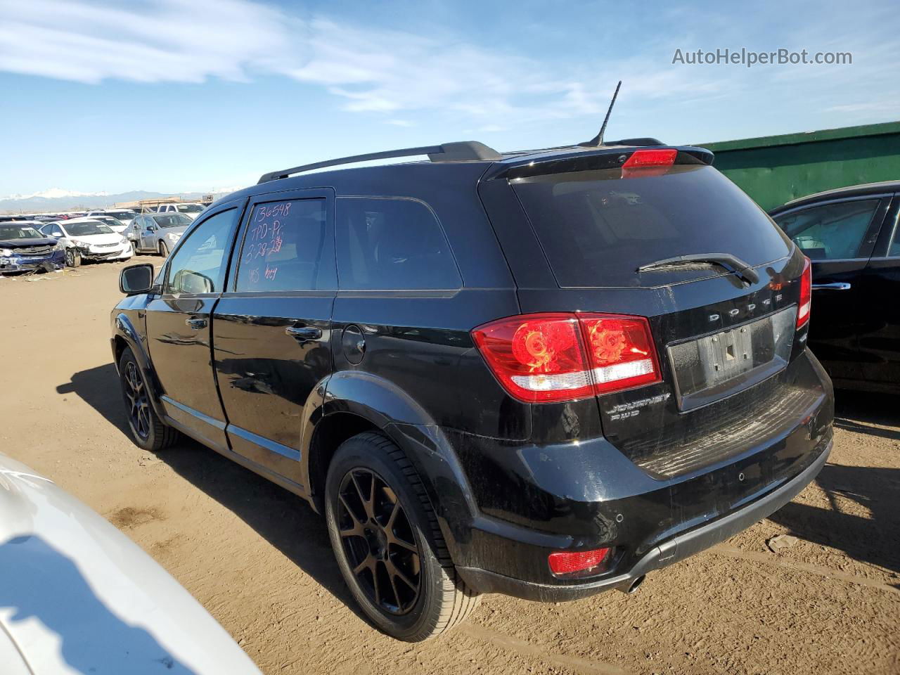 2017 Dodge Journey Gt Черный vin: 3C4PDDEG6HT521044