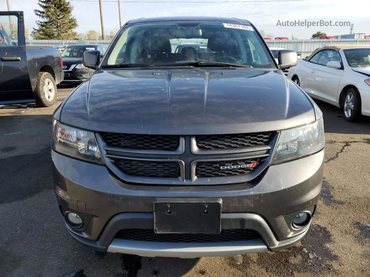 2017 Dodge Journey Gt Gray vin: 3C4PDDEG6HT595693