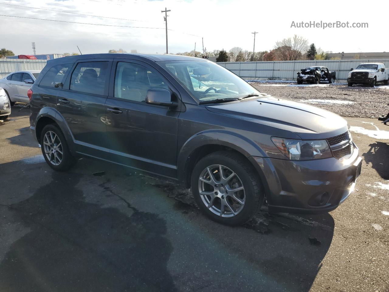 2017 Dodge Journey Gt Gray vin: 3C4PDDEG6HT595693