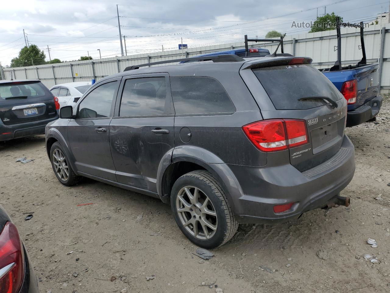 2014 Dodge Journey R/t Gray vin: 3C4PDDEG7ET155655