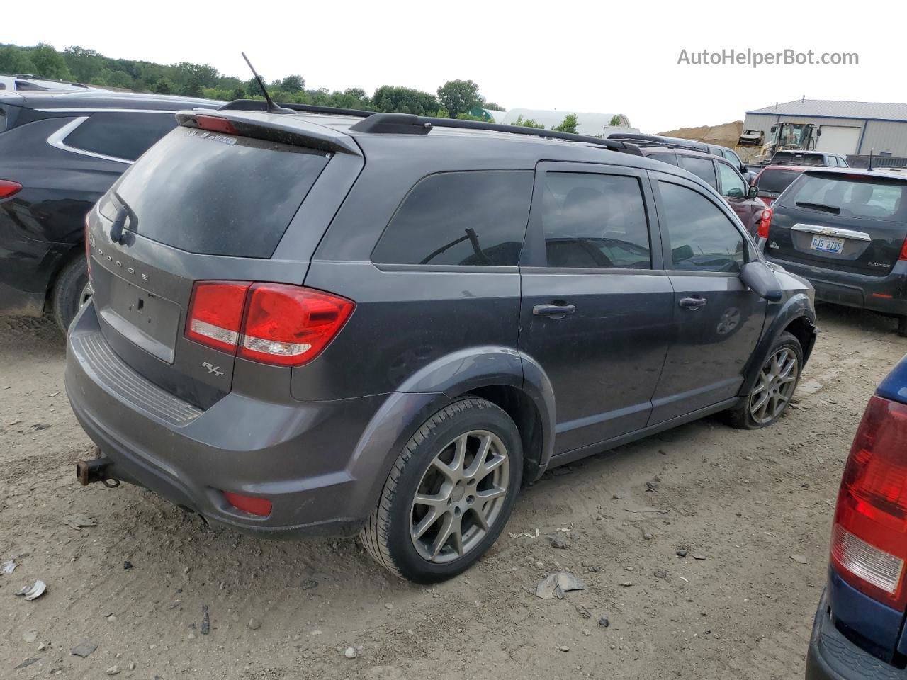 2014 Dodge Journey R/t Gray vin: 3C4PDDEG7ET155655