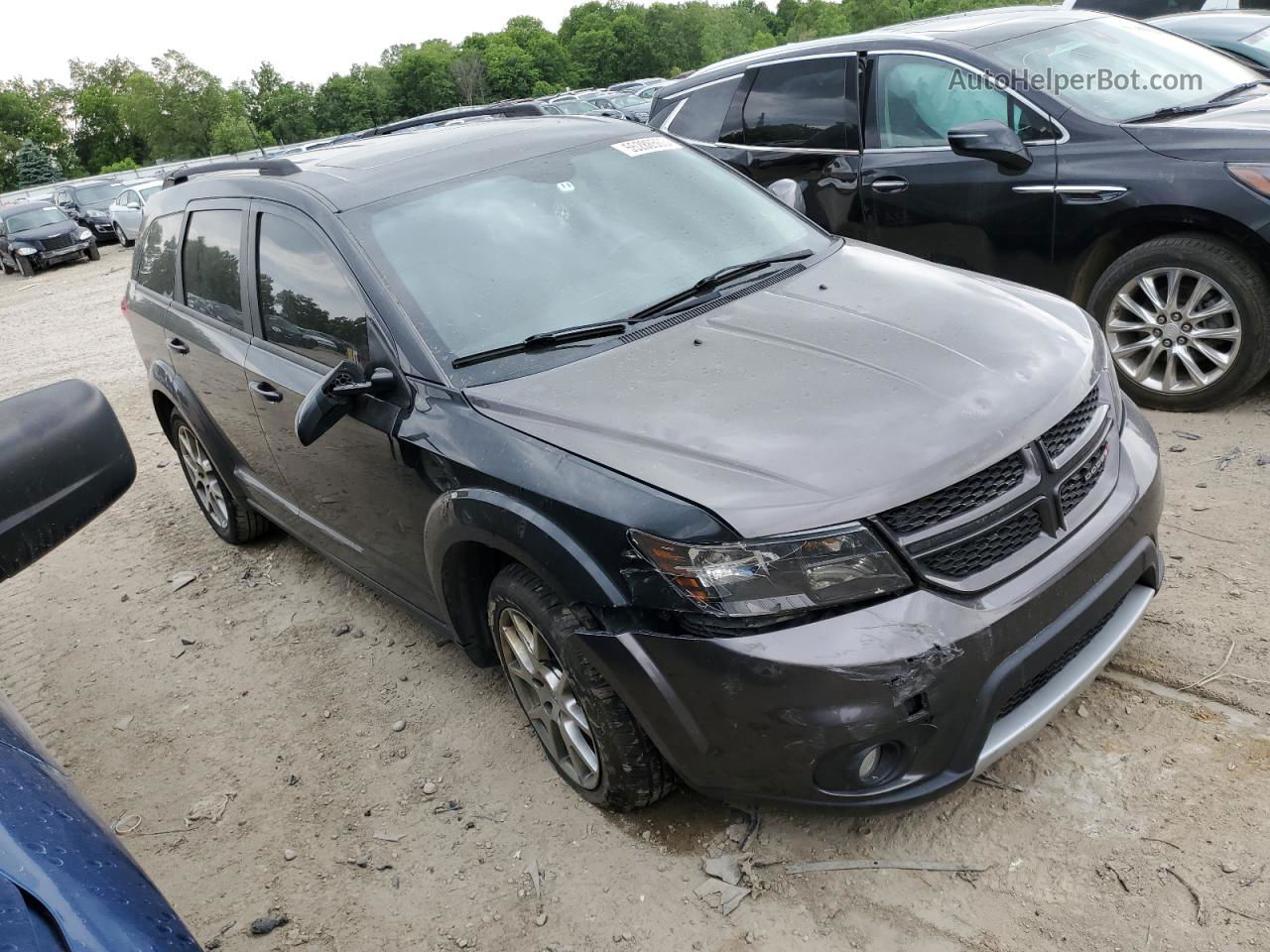 2014 Dodge Journey R/t Gray vin: 3C4PDDEG7ET155655