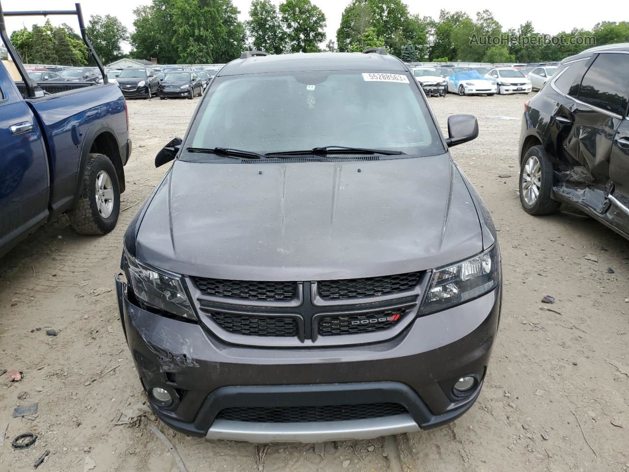 2014 Dodge Journey R/t Gray vin: 3C4PDDEG7ET155655