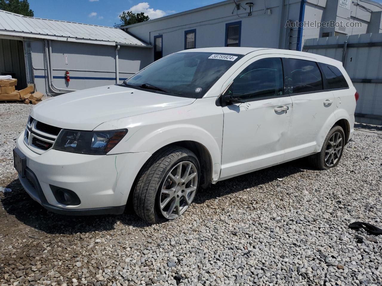 2015 Dodge Journey R/t White vin: 3C4PDDEG7FT655560