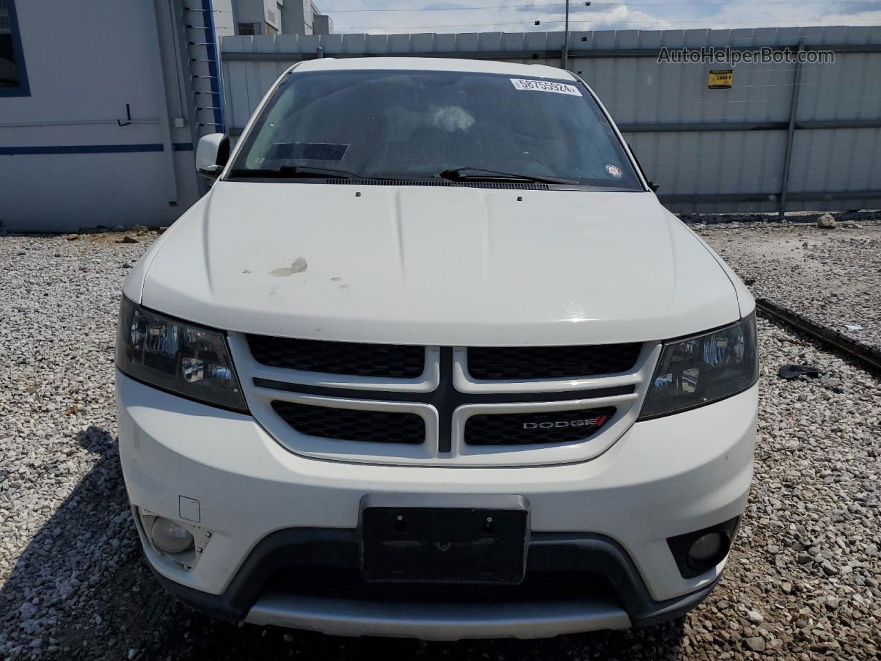 2015 Dodge Journey R/t White vin: 3C4PDDEG7FT655560