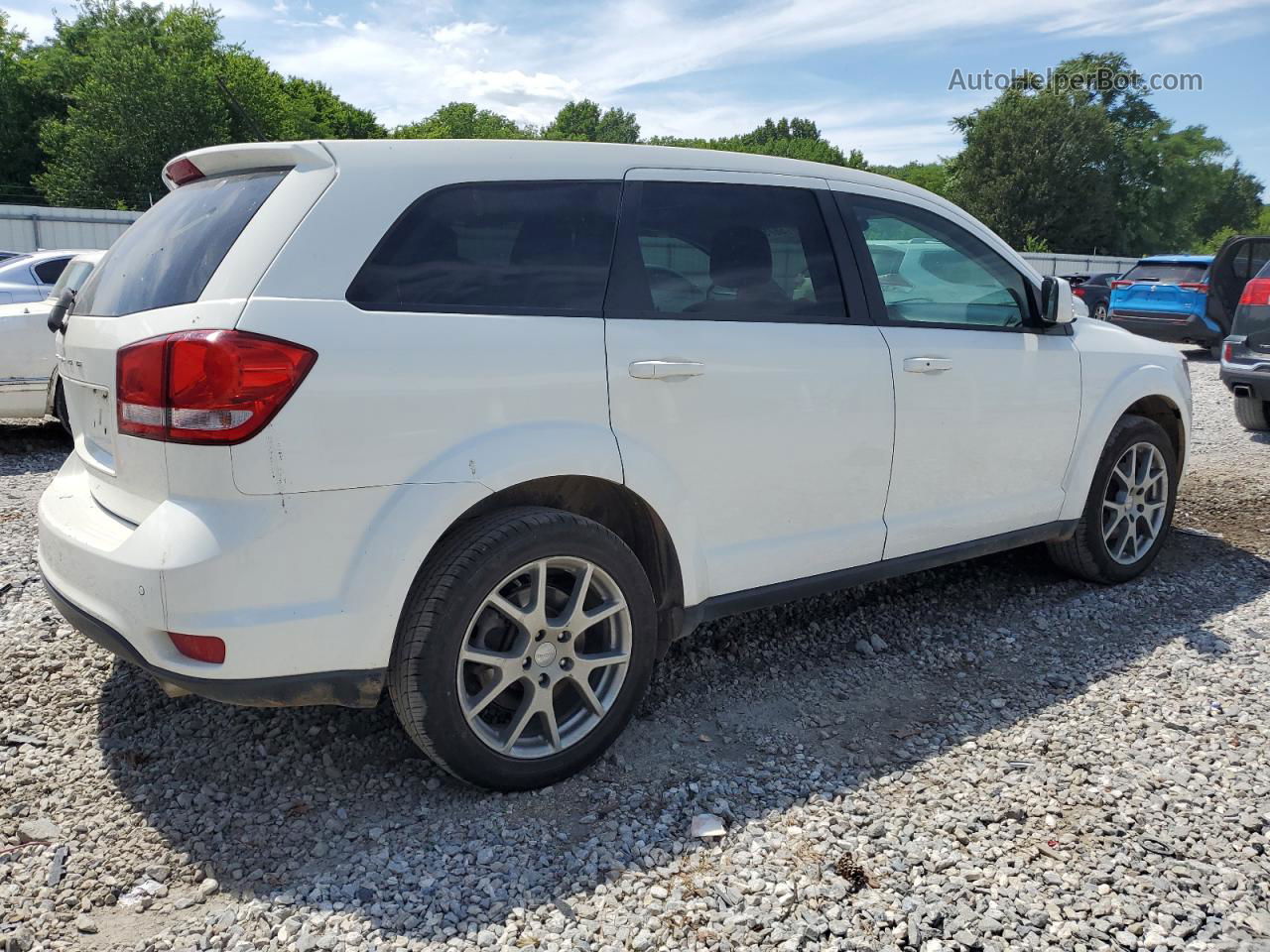 2015 Dodge Journey R/t White vin: 3C4PDDEG7FT655560